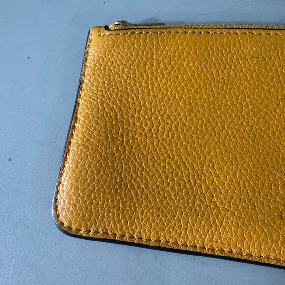 Coach Mustard Leather Long Card Holder/Wallet - Picture 2 of 14